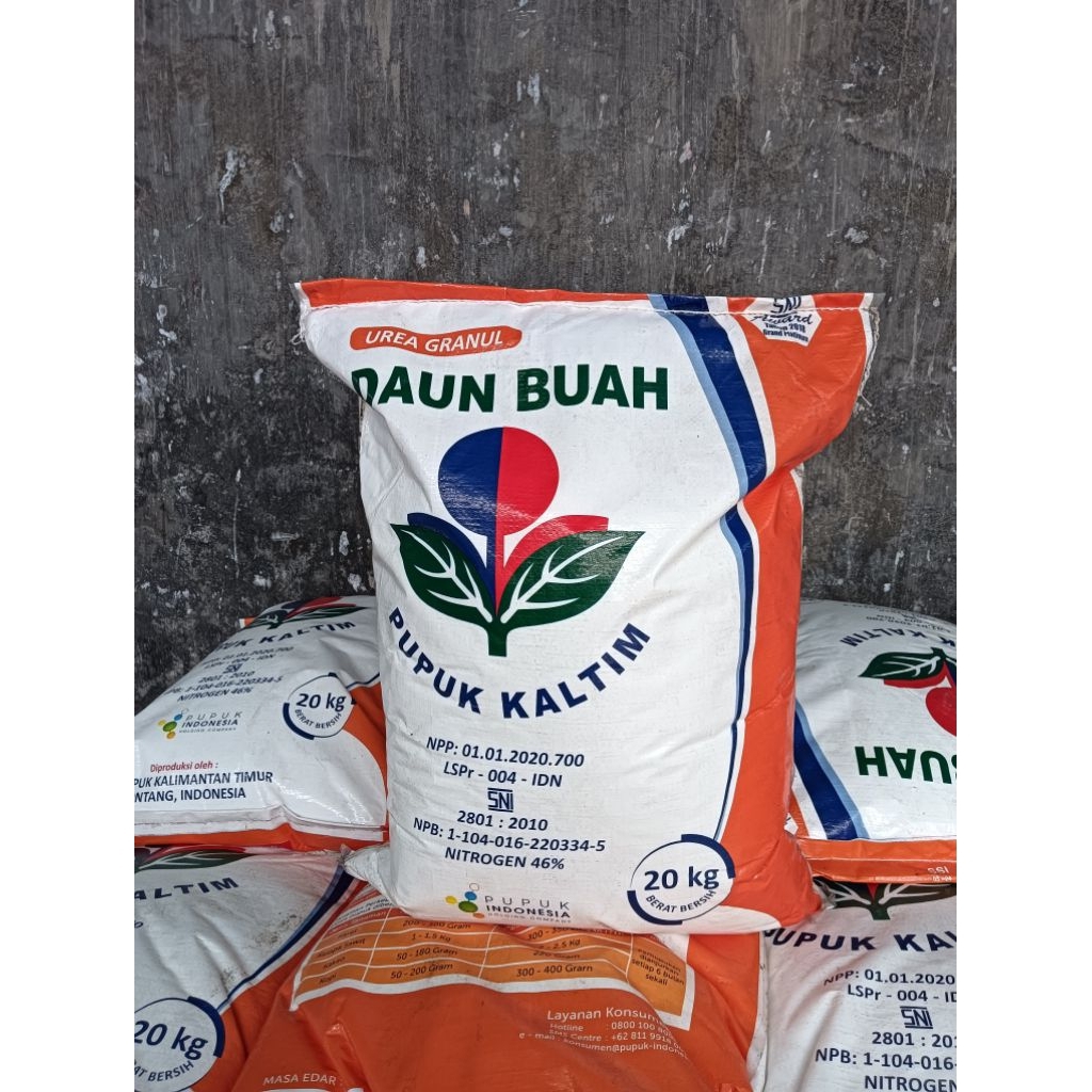 Urea granul daun buah pupuk Kaltim 20Kg (+) free ongkir