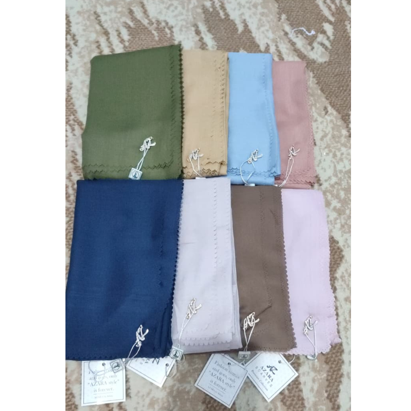 Hijab segi Empat azara Polos
