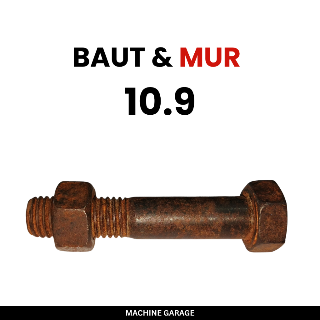 Baut dan mur baja grade 10.9