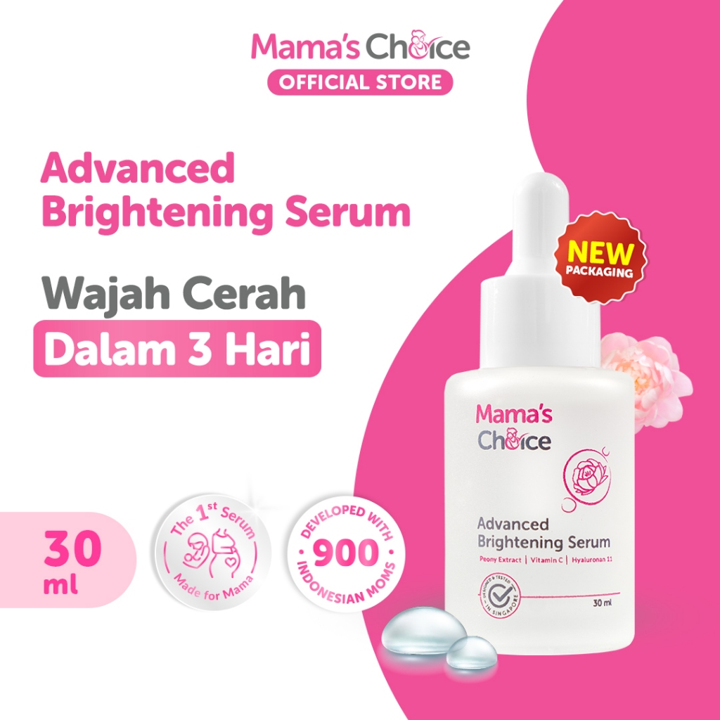 Serum Wajah Ibu Hamil  - Advanced Brightening Face Serum Mama's Choice (Skincare Ibu Hamil Aman untu