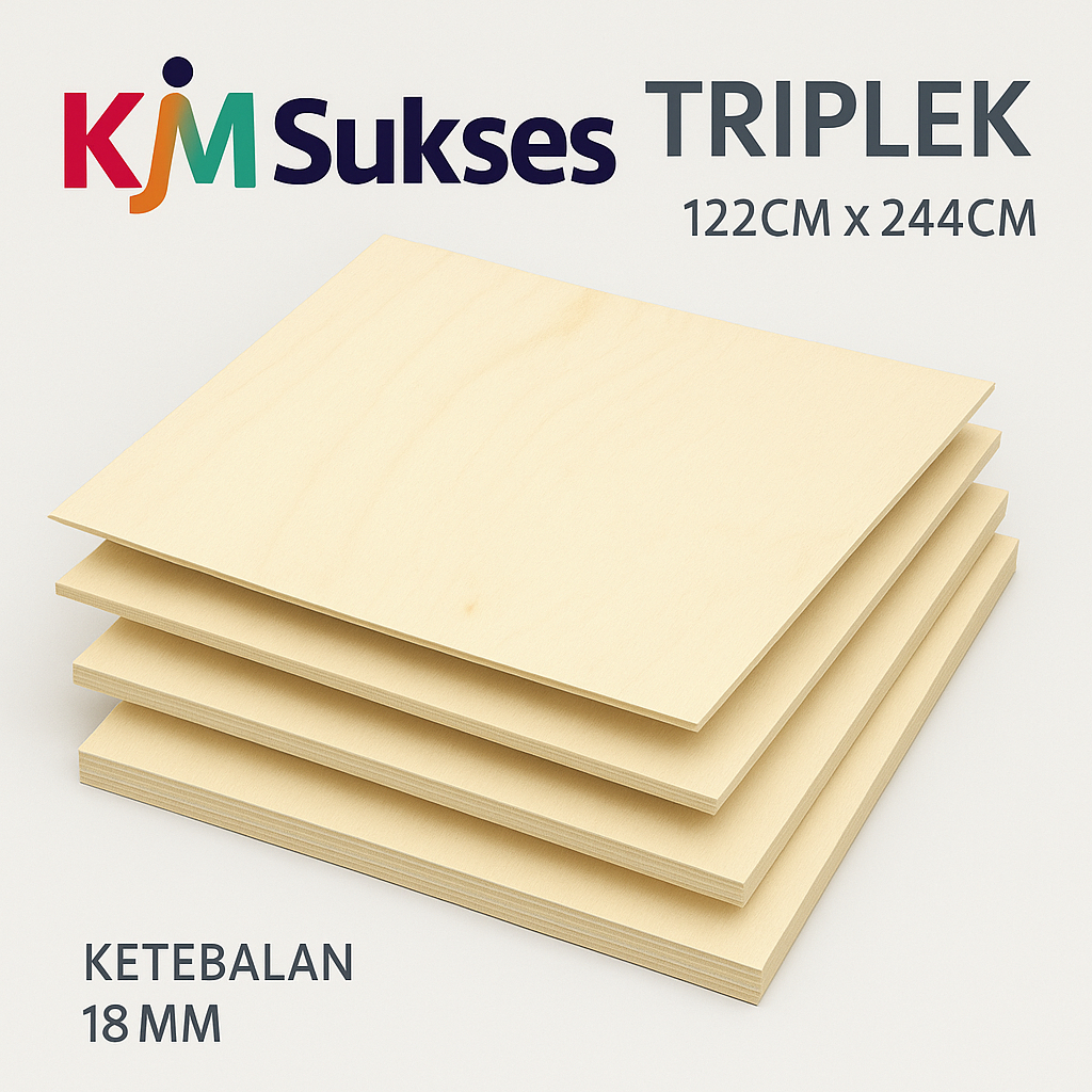 Triplek Tunas 18mm Lembaran