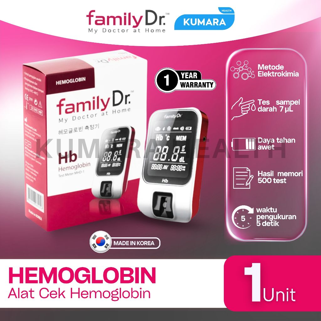 FAMILY DR - Hemoglobin Meter / Alat Tes HB Hemoglobin