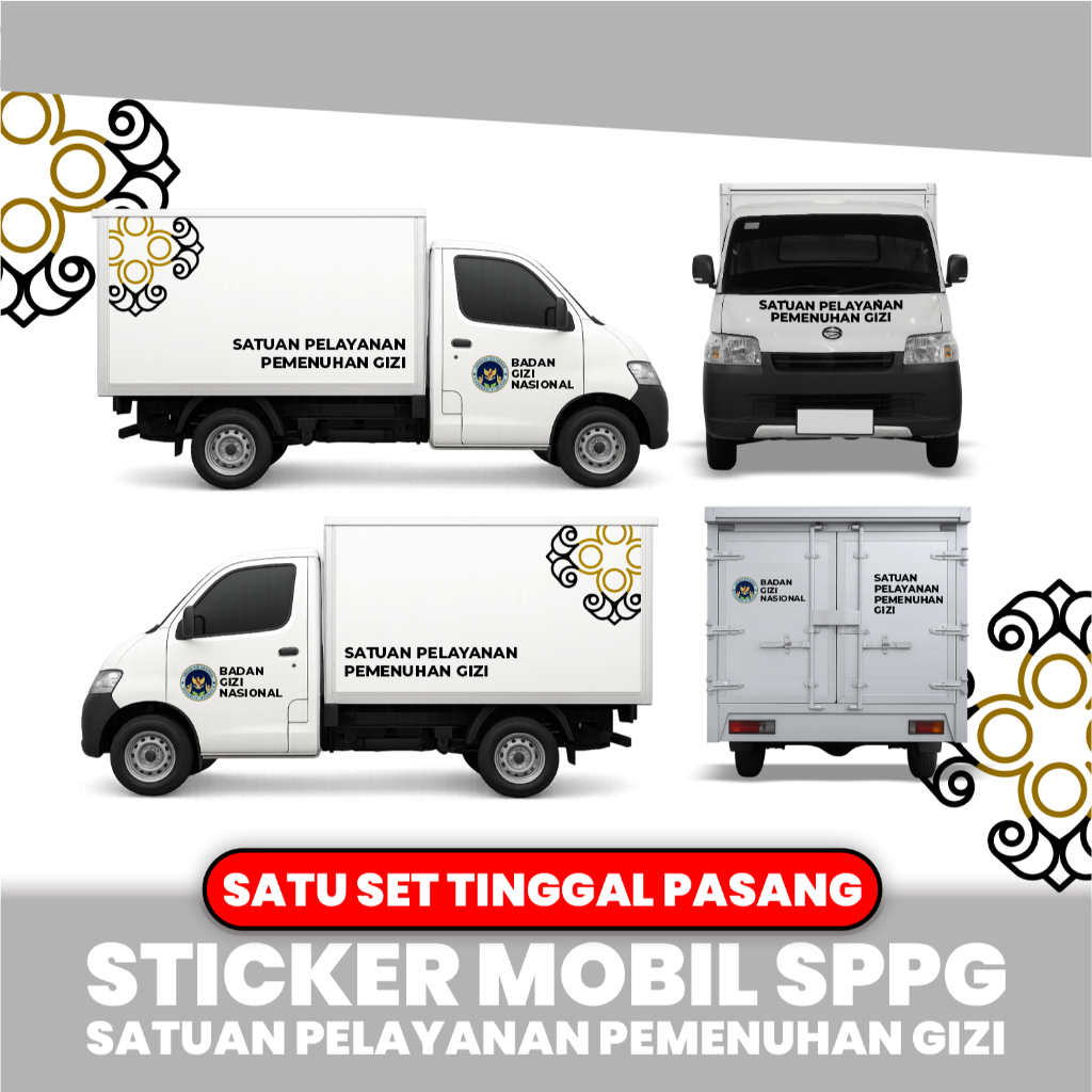 STICKER MOBIL SPPG MBG STIKER CUTTING / STIKER BRANDING / STIKER MOBIL / STIKER MOBIL SPPG / STIKER 