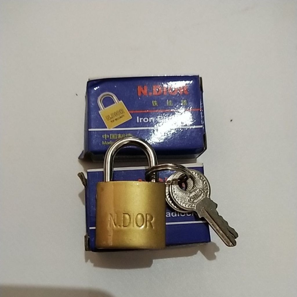 Gembok kuning 20mm Ndior