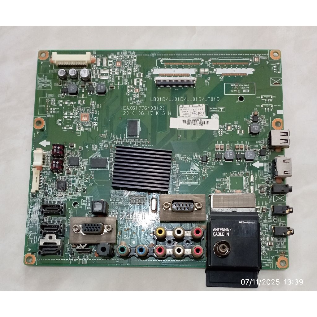 MB MOBO MAINBOARD MODULE MESIN TV LG 32LE5300 (MB LG32)