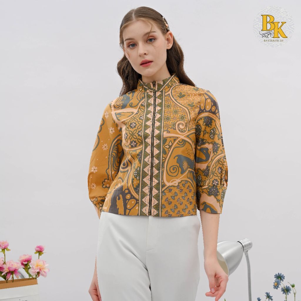 Outer Batik 135 WIN/ Jaket Bomber / Batik Modern / Batik Couple