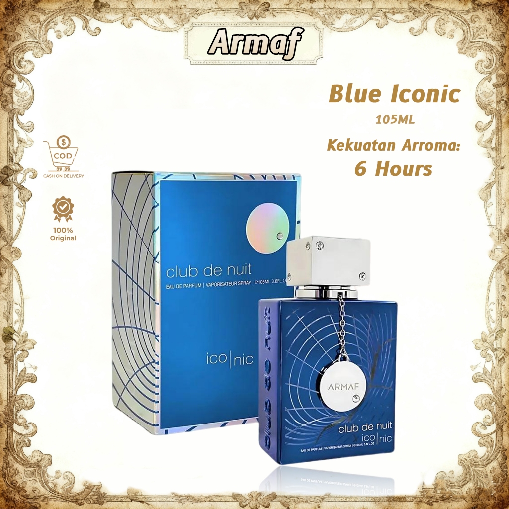 Armaf Club De Nuit Blue Iconic Eau De Parfum 105ml/ Armaf Blue Iconic Parfum/ Armaf Club De Nuit Blu