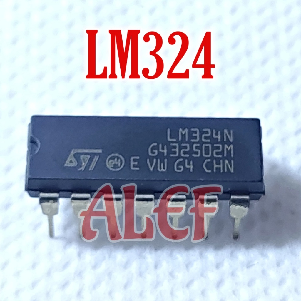IC LM324 LM324N LM 324 ST TI DIP