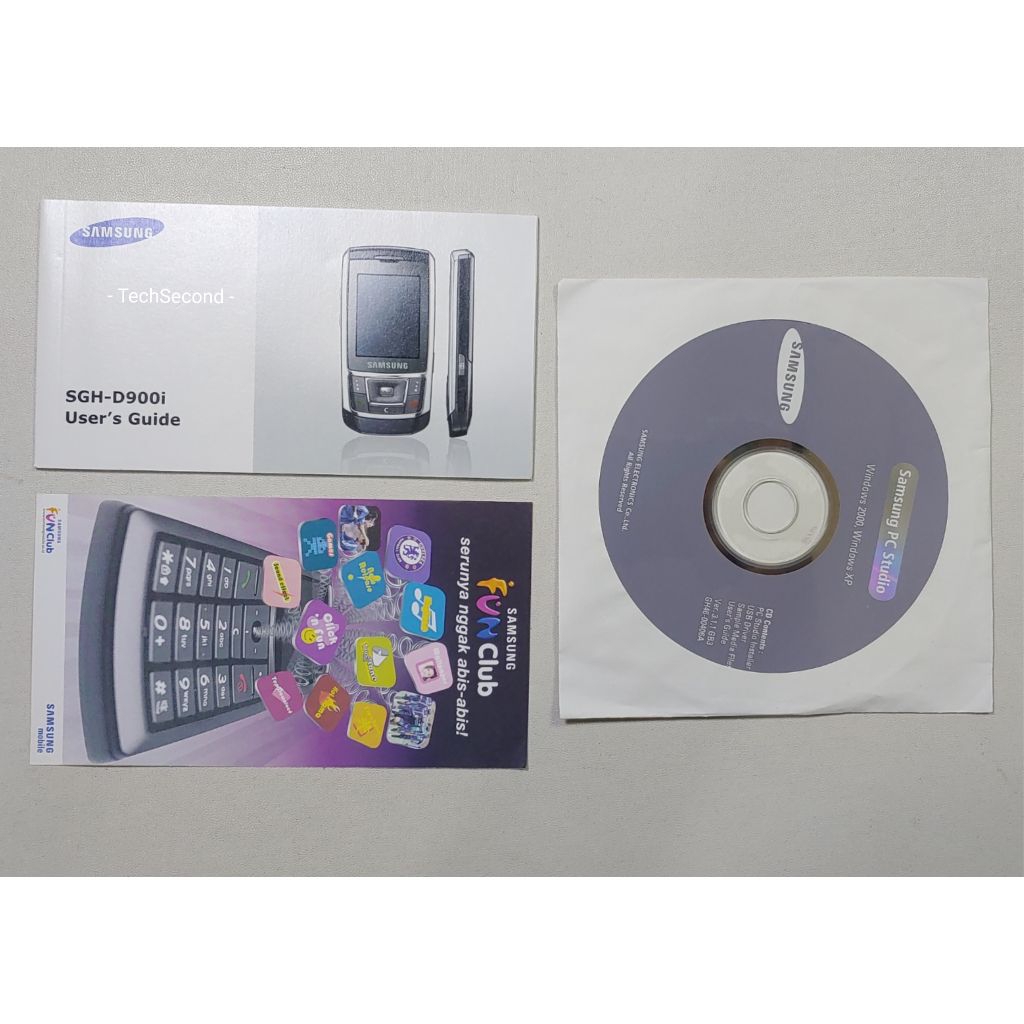 Buku Manual Samsung SGH-D900i Lengkap