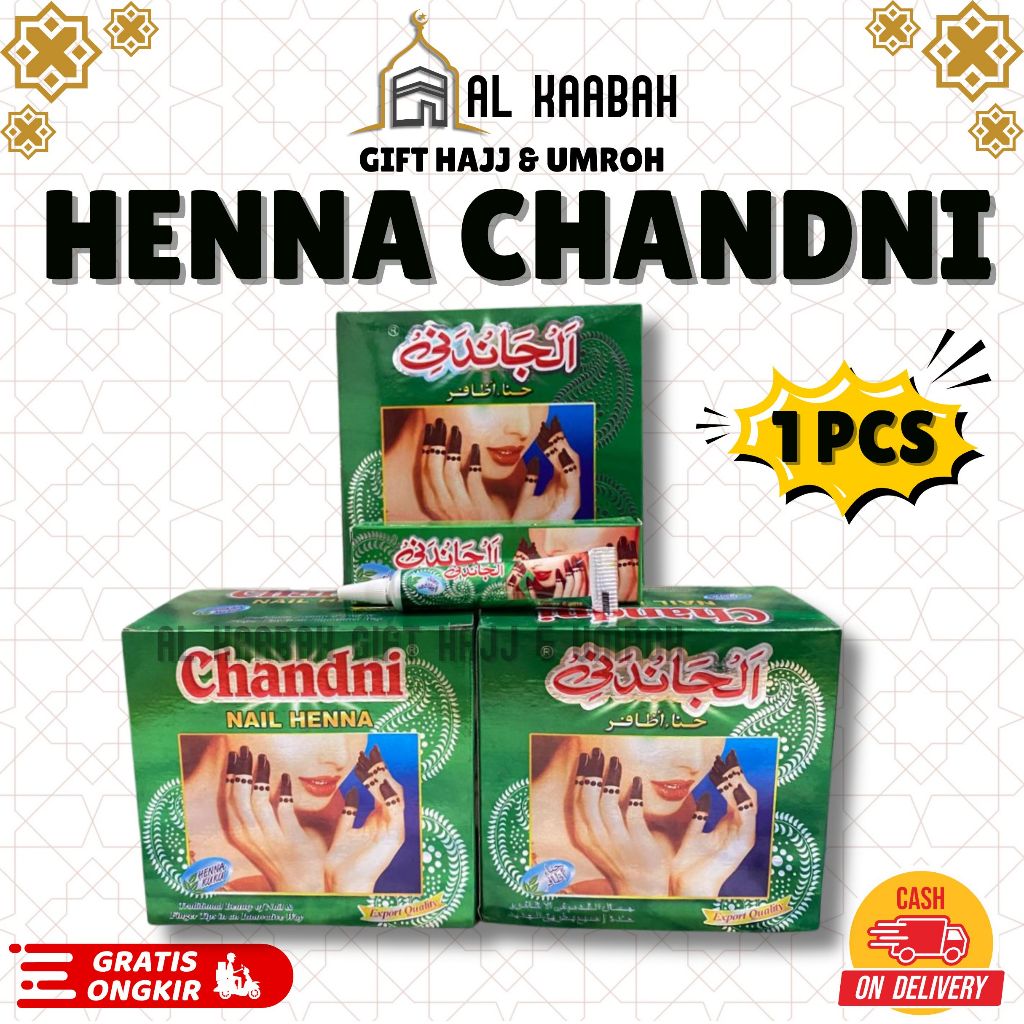 HENNA KUKU CHANDNI 1 PCS HENNA KUKU PREMIUM HENNA KUKU MERAH KECOKLATAN HENNA KUKU HALAL ASLI ORIGIN