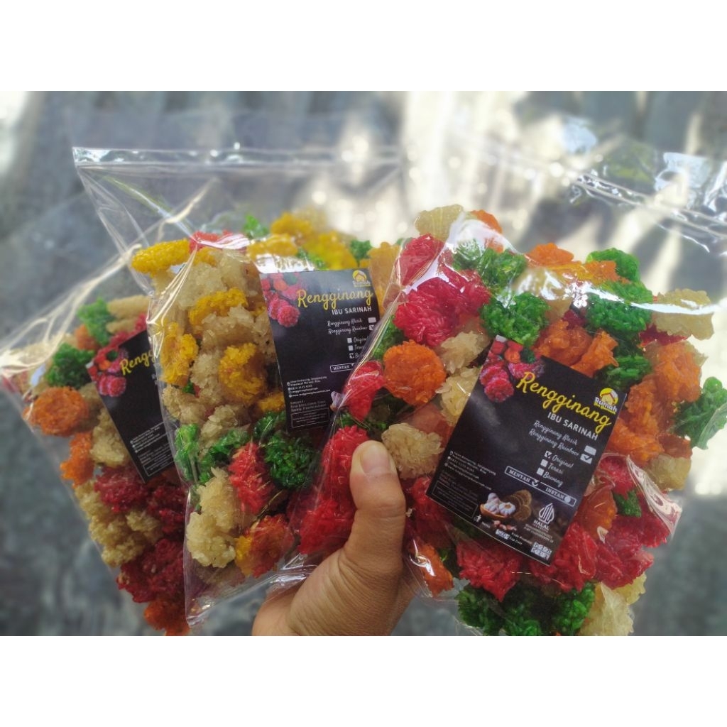 RENGGINANG IBU SARINAH Varian MINI RAINBOW KEMASAN 500gr