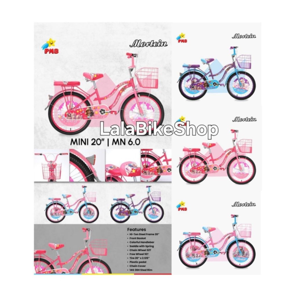 Sepeda mini 20 inch Mortein