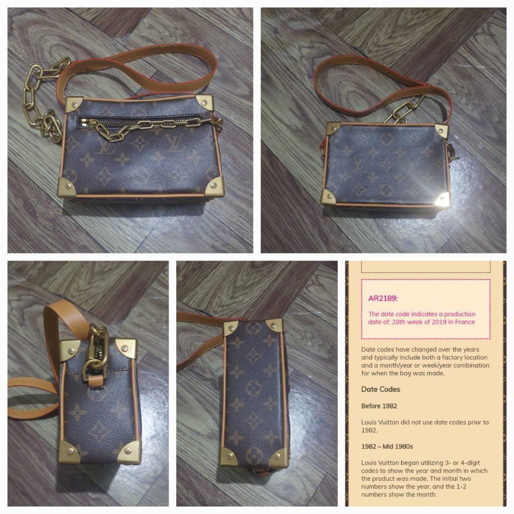 Tas luxury slempang LV trunk