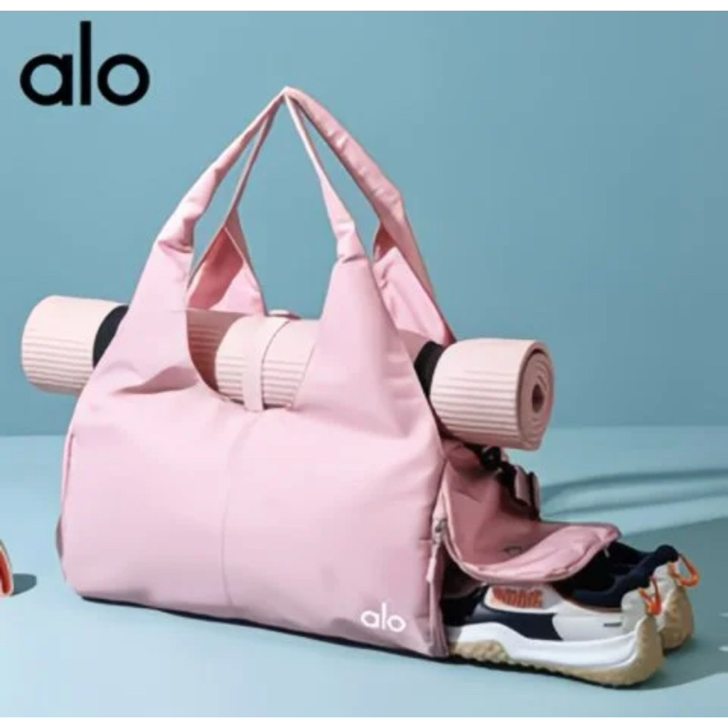 Tas alo yoga 2in 1 untuk matras+sepatu