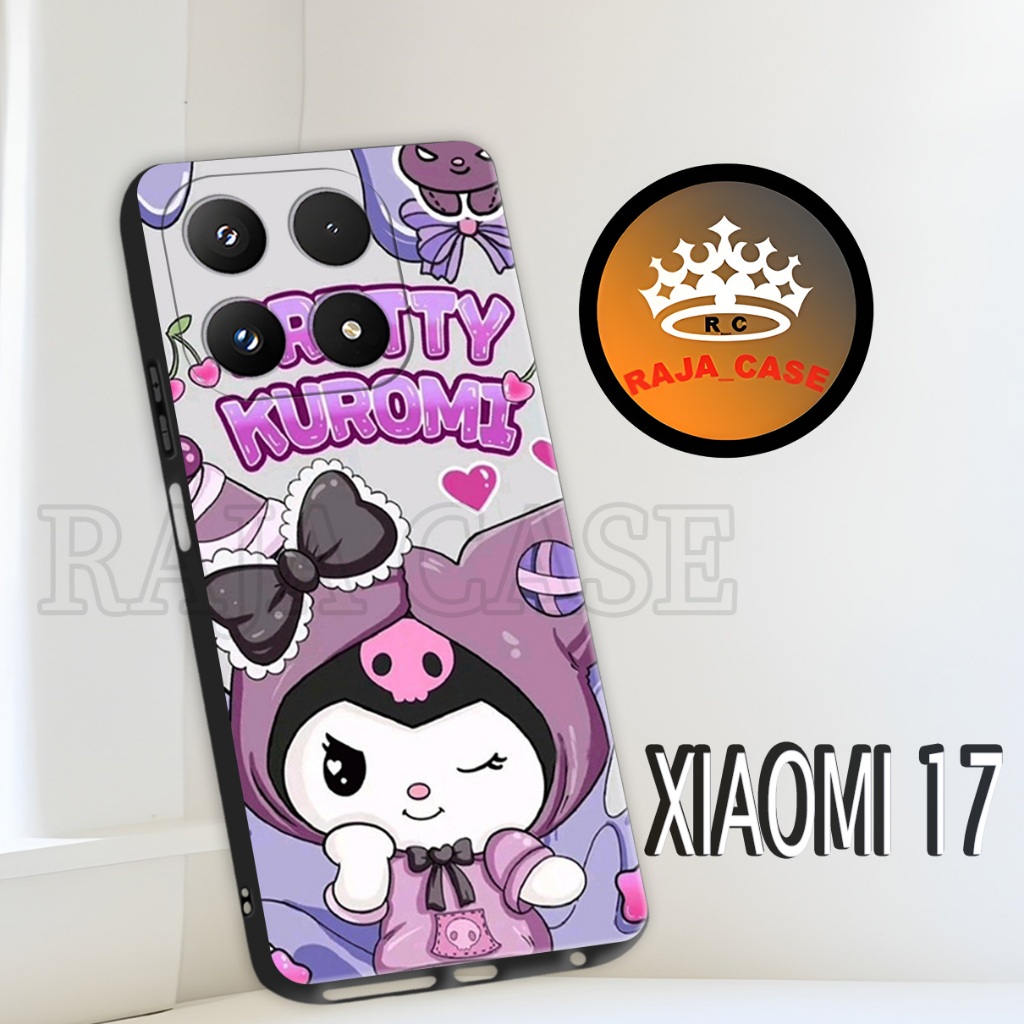 [RC5] Case XIAOMI 17 - Casing XIAOMI 17 [Motif Kuromi] - bahan karet - all type hp