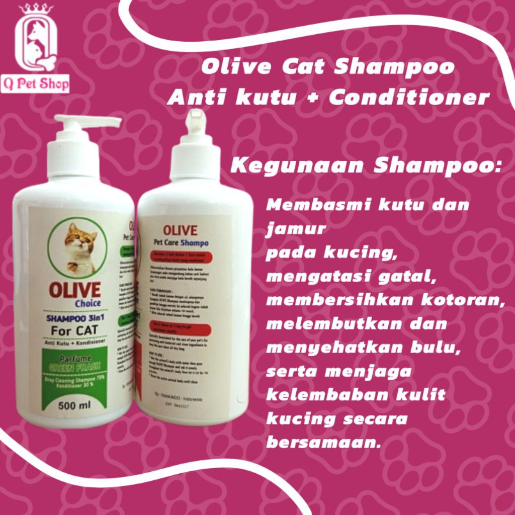 OLIVE CAT SHAMPO 500 ML