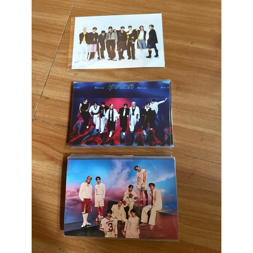 official mini postcard poster karma straykids pob yes24 aladin bangchan leeknow changbin hyunjin han