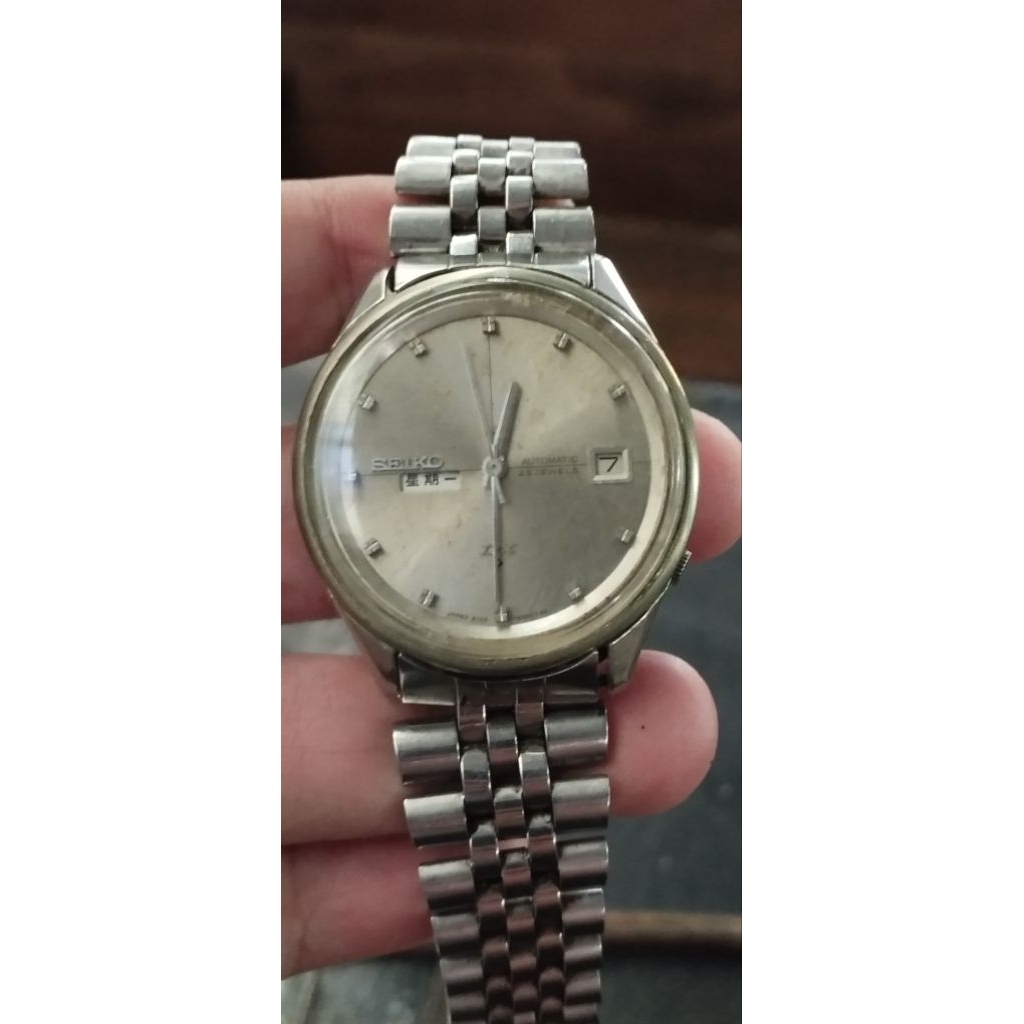 Jam Tangan Seiko DX Sealion DayDate  Automatic 25 Jewels CAL 6106-8043 JDM Full Original Huruf Kanji