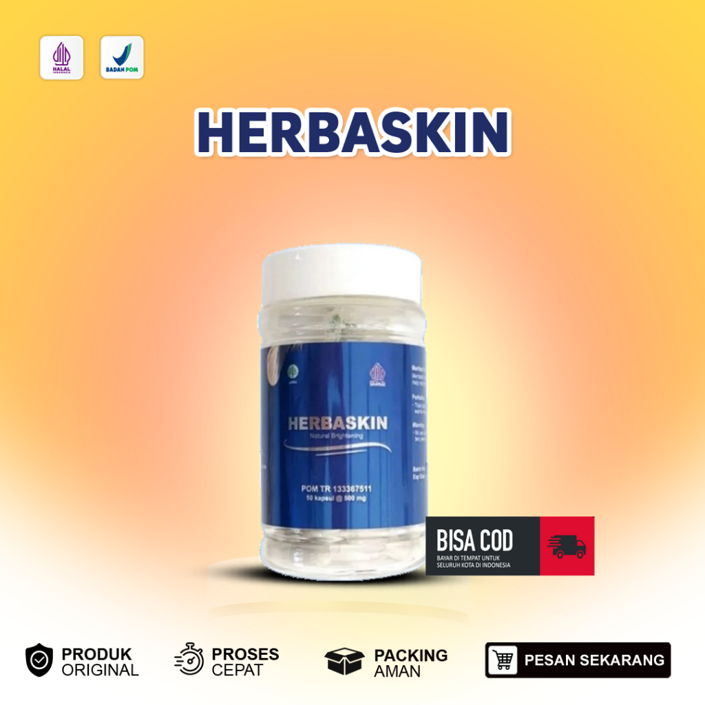 Herbaskin 100% Original - Obat Penghilang Flek Hitam Memutihkan Alami