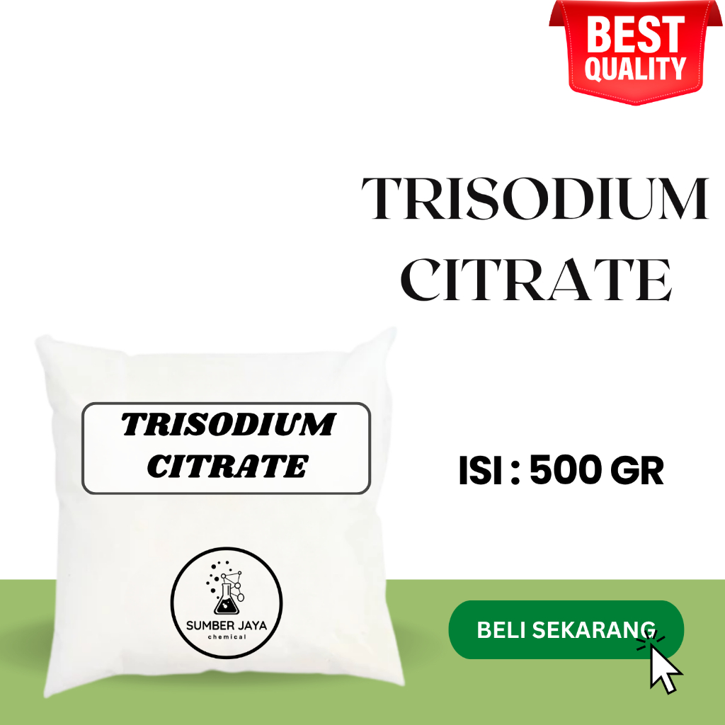 Trisodium Citrate / Sodium Citrate / Natrium Sitrat 500 Gram