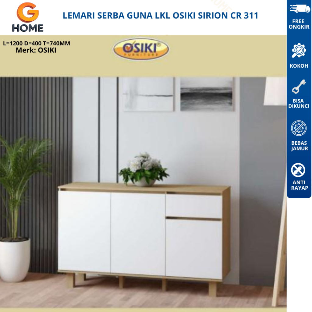 LEMARI SERBA GUNA LKL OSIKI SIRION CR 311