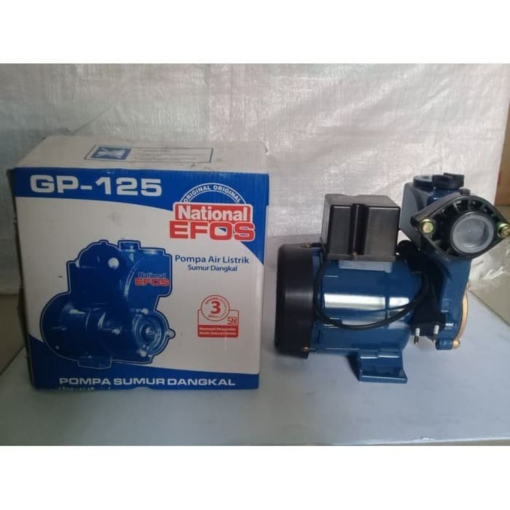 Mesin pompa air National Efos GP 125 (untuk sumur dangkal))Efos