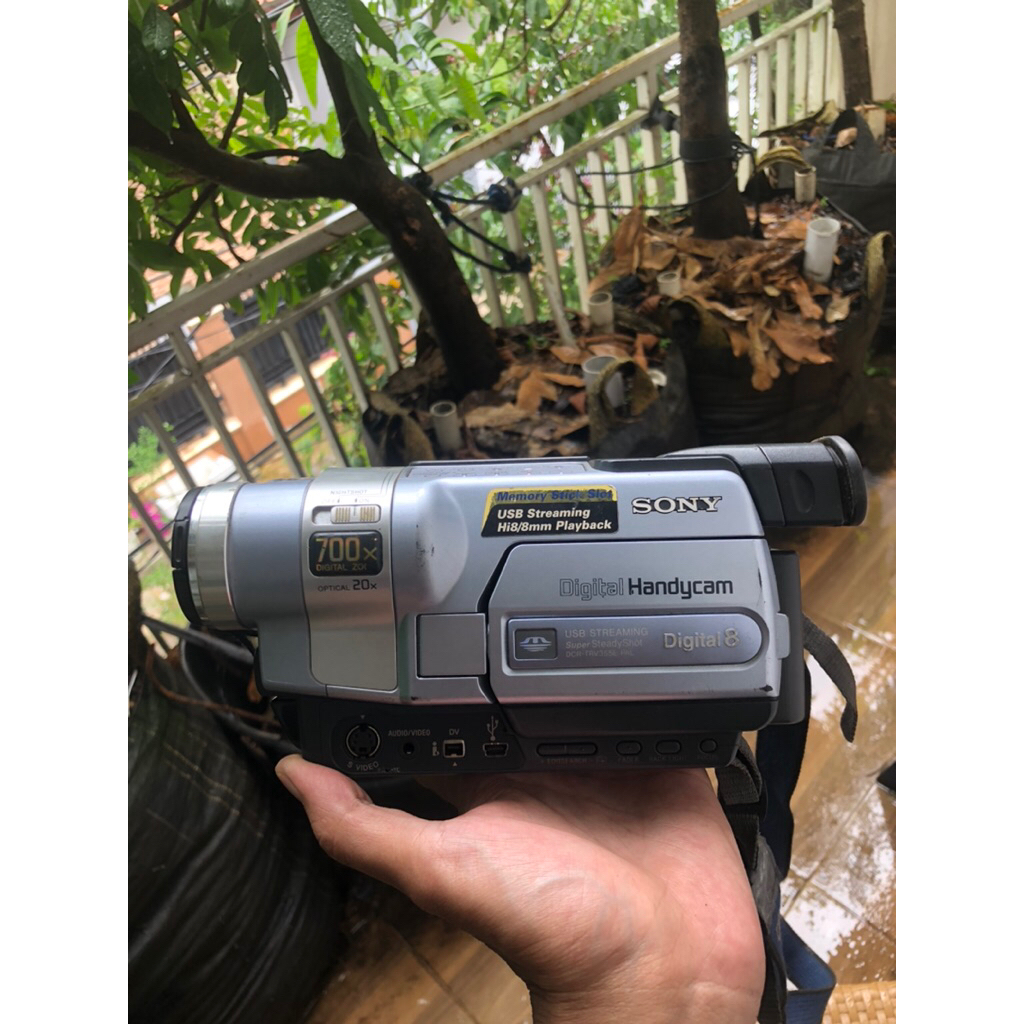 handycam camcorder video sony dcr trv350 video8 hi8