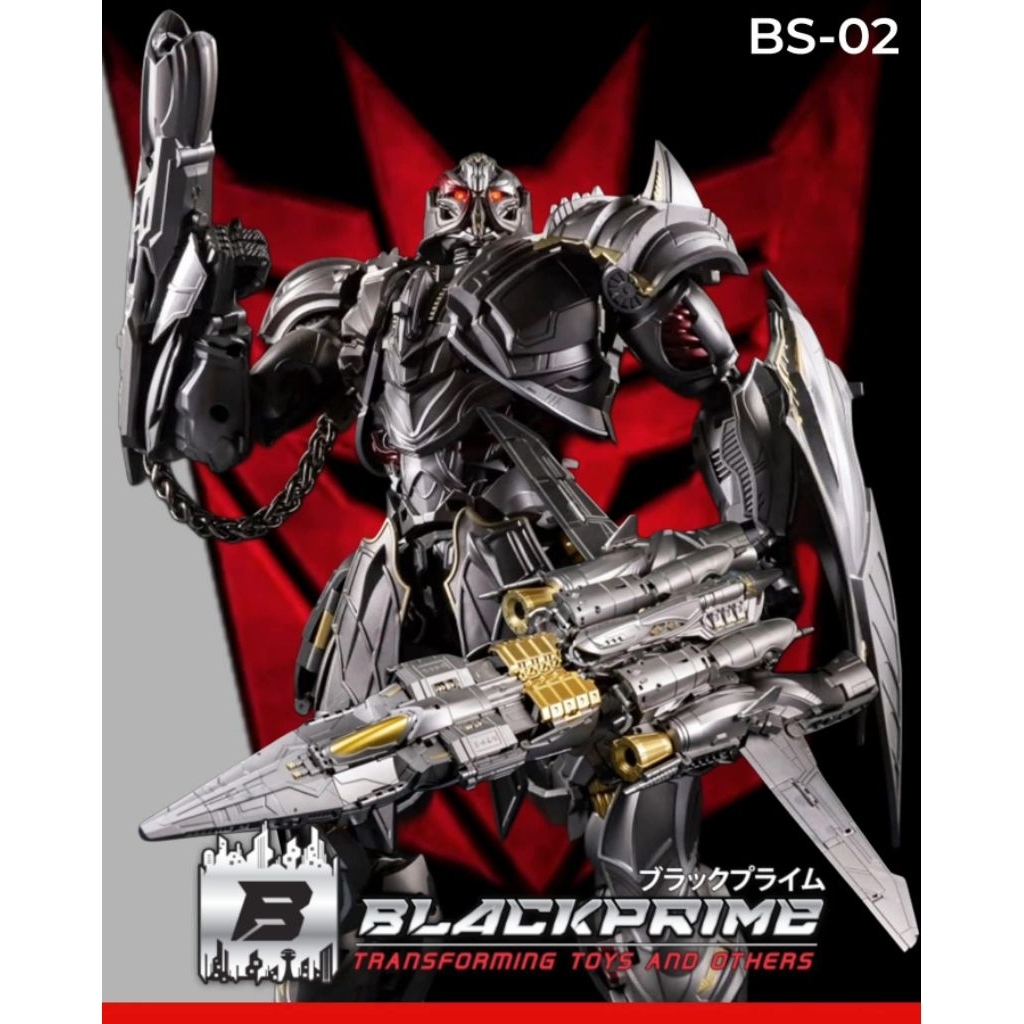 BS-02 BS 02 Blackmamba Megatron BMB Deformation Sky Breaker Transformers Megatron