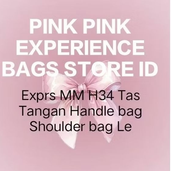 Exprs MM H34 Tas Tangan Handle bag Shoulder bag Lelviel Nfc Microchip Include Box double