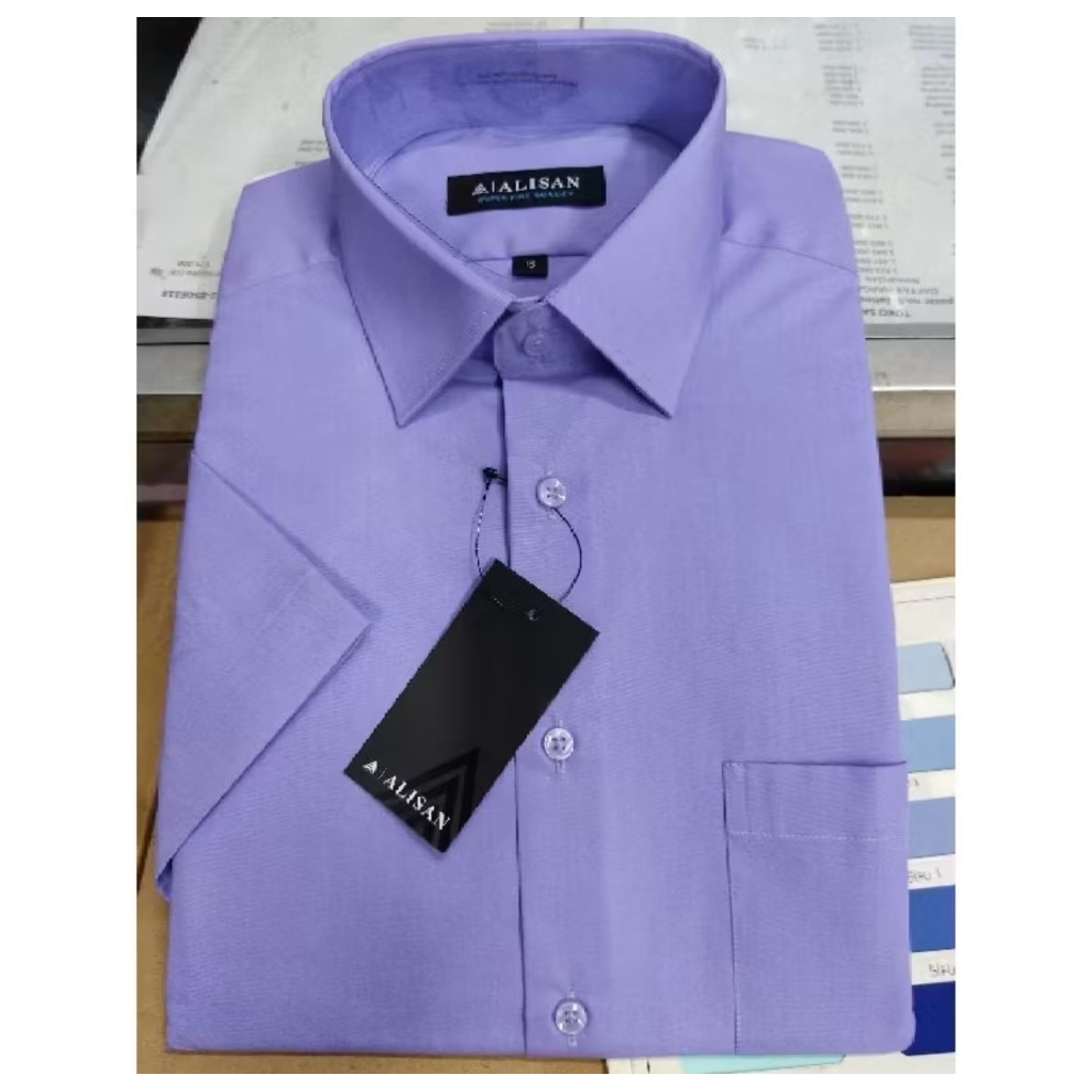 Kemeja Alisan Polos Warna Lengan Pendek | Kemeja Alisan Original 100%