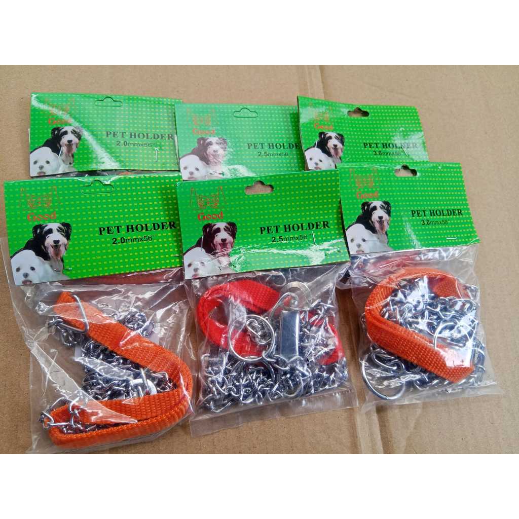 RANTAI ANJING STAINLESS 3MM/ TALI HEWAN RANTAI BESI/RANTAI ANJING BERKUALITAS