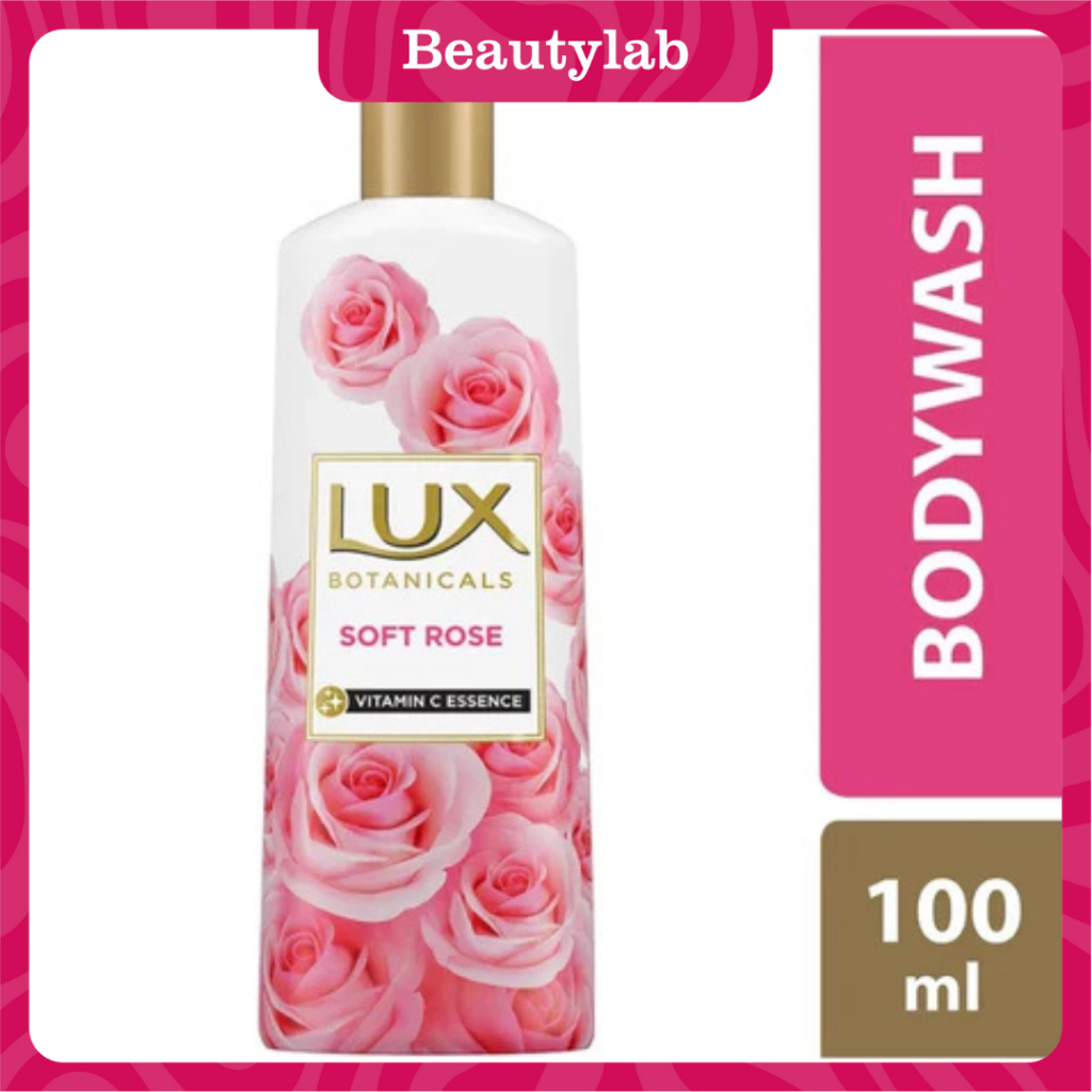 Lux Sabun Cair Soft Rose 100ml Wangi & Lembut