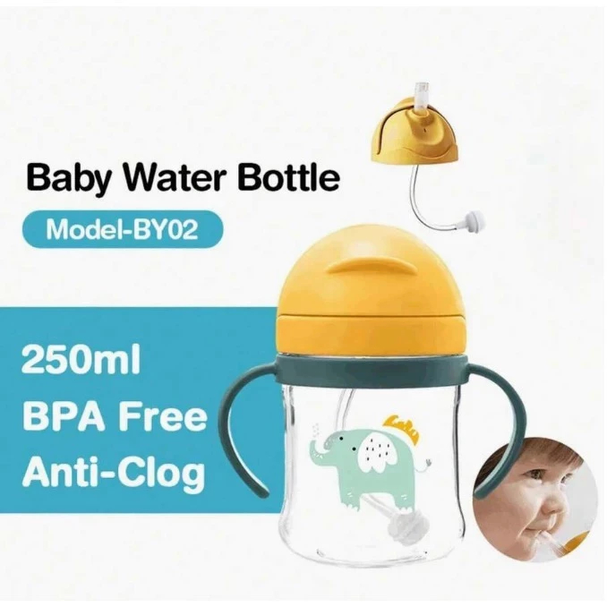 Dr Isla Botol Minum Bayi Anak Sedot Children Straw Drinking Cup Water Bottle BY02