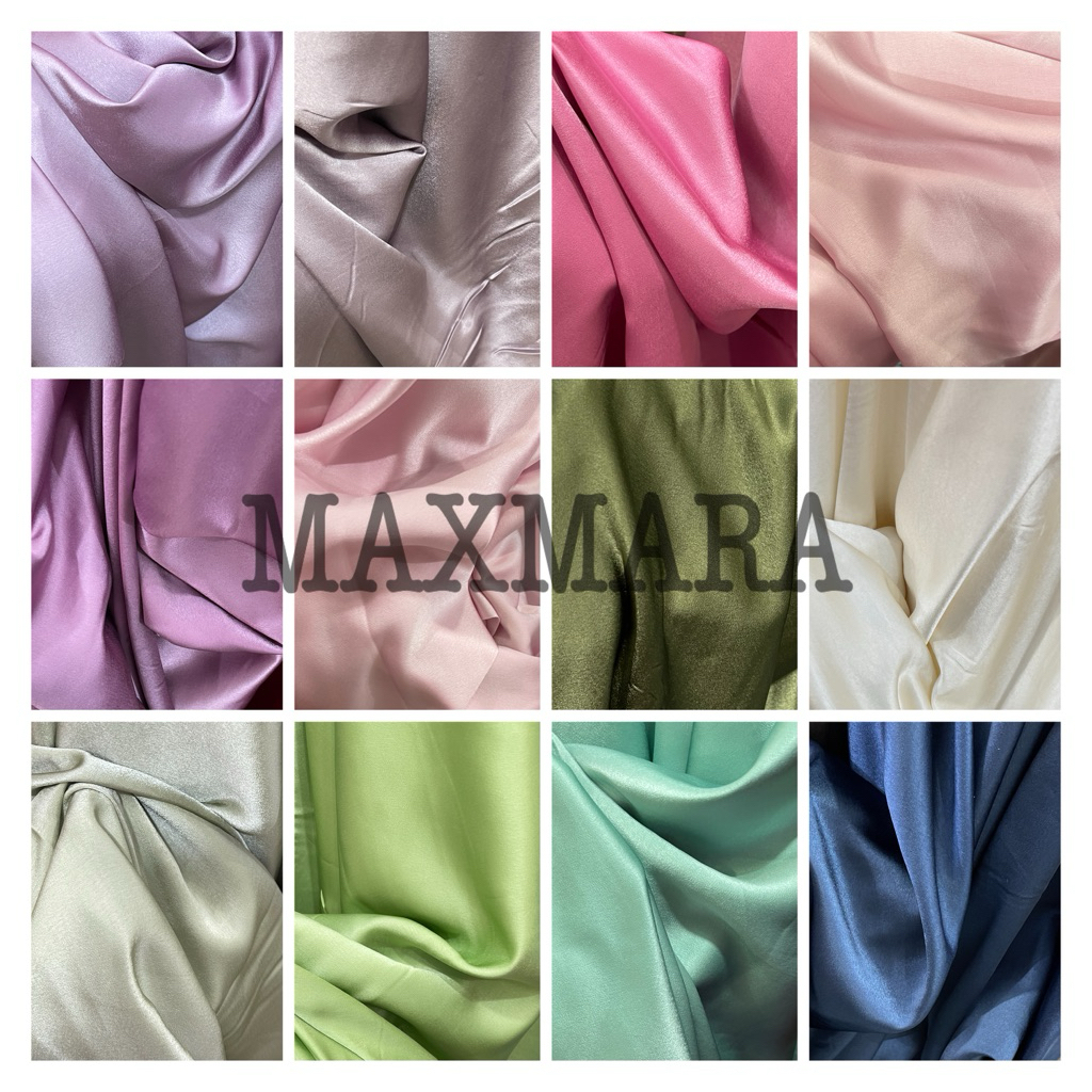 Kain Satin Maxmaraa untuk Gamis Furing Kebaya bridesmide wedding