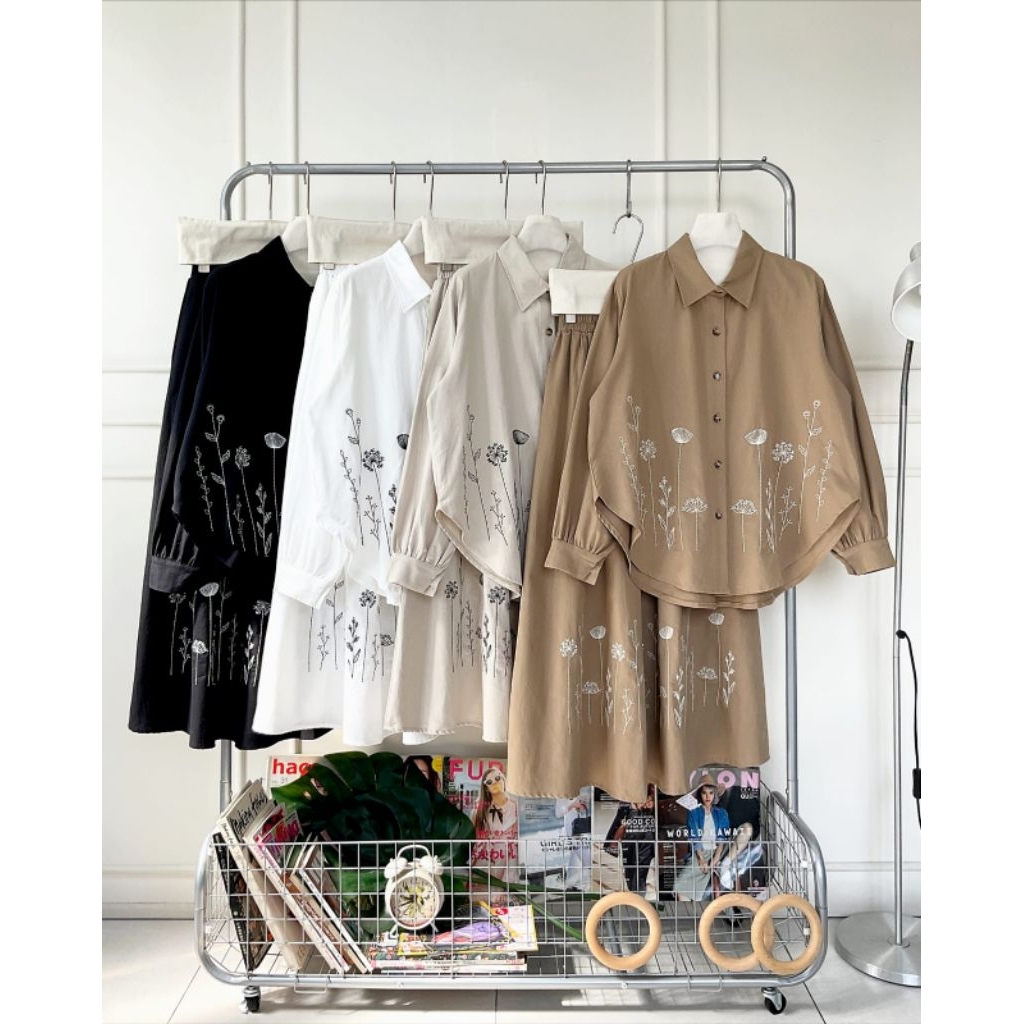 Real pic ORIGINAL dan TERMURAH Stelan cotton Jumbo fashion Import / Stelan Oversize adem Import / On