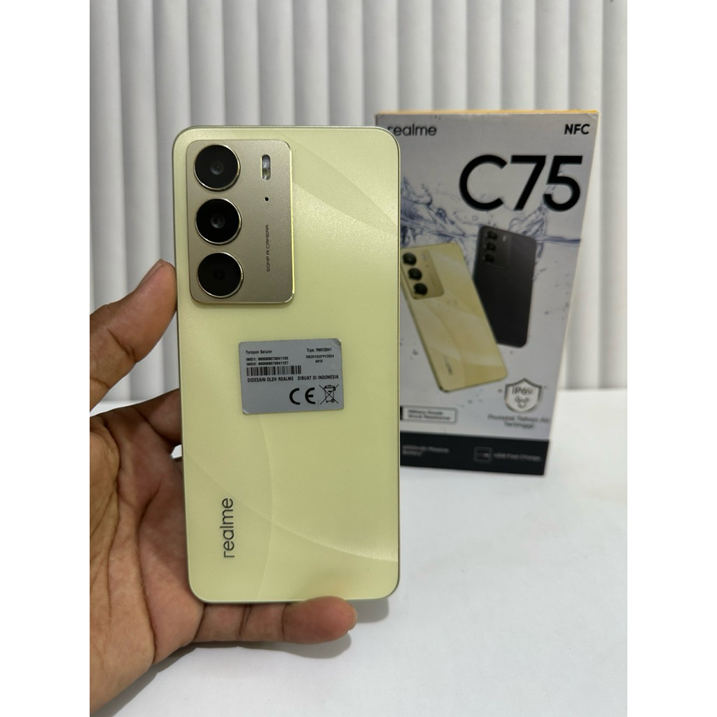 Realme C75 8/128 Hp second bekas seken