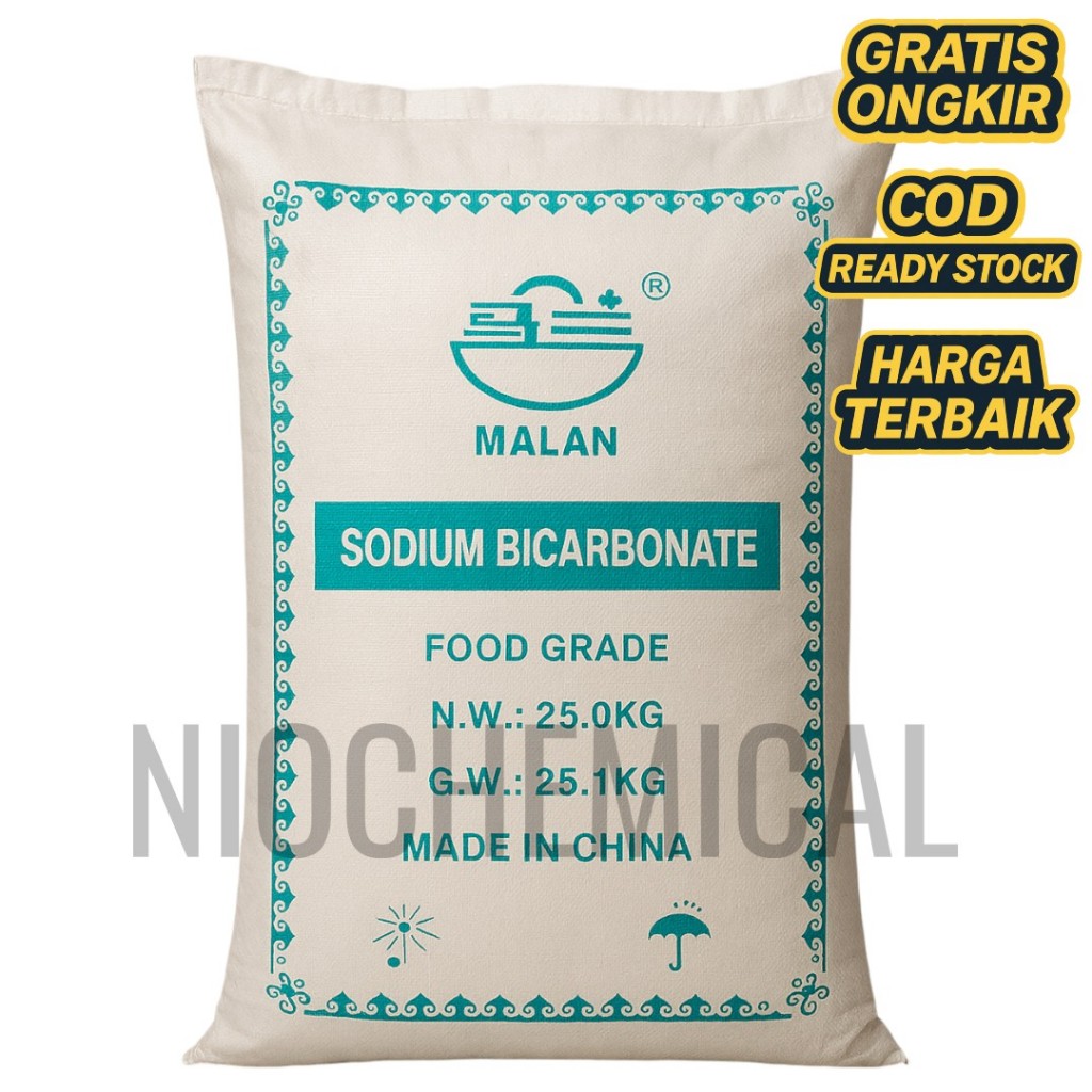 Soda Kue / Baking Soda / Sodium Bicarbonate 25 KG /Soda Kue 1 SAK
