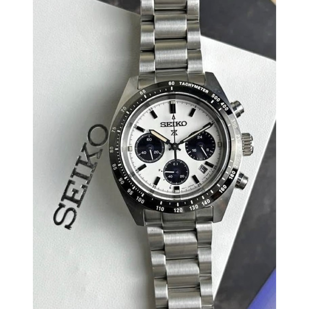 preloved jam tangan seiko panda speedtimer