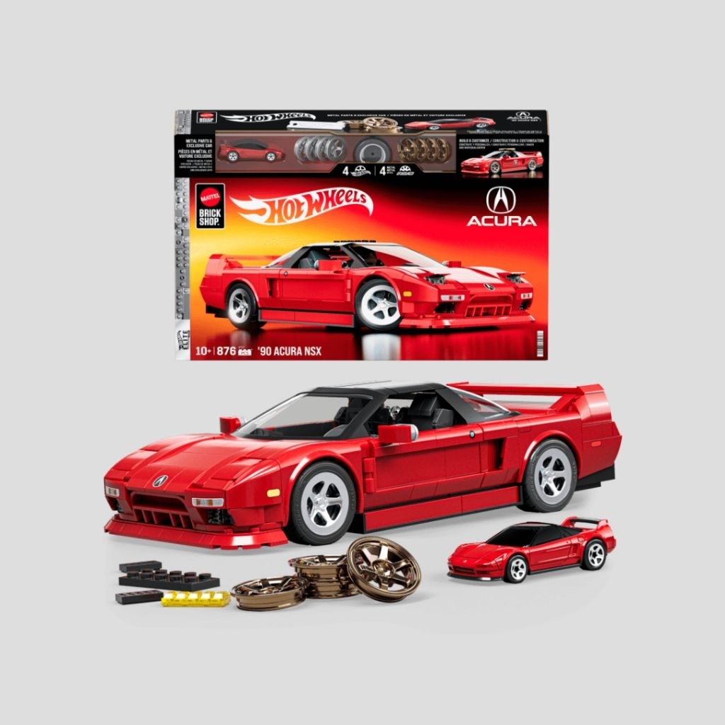 Mattel Brick Shop Hot Wheels '90 Acura NSX
