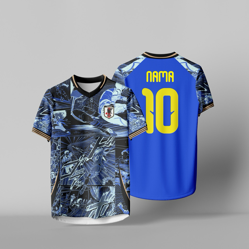 Jersey Baju Bola Jepang Spesial Blue Lock