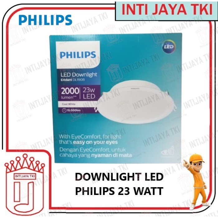 Philips LED Downlight Eridani DL1908 Cool Daylight 23W