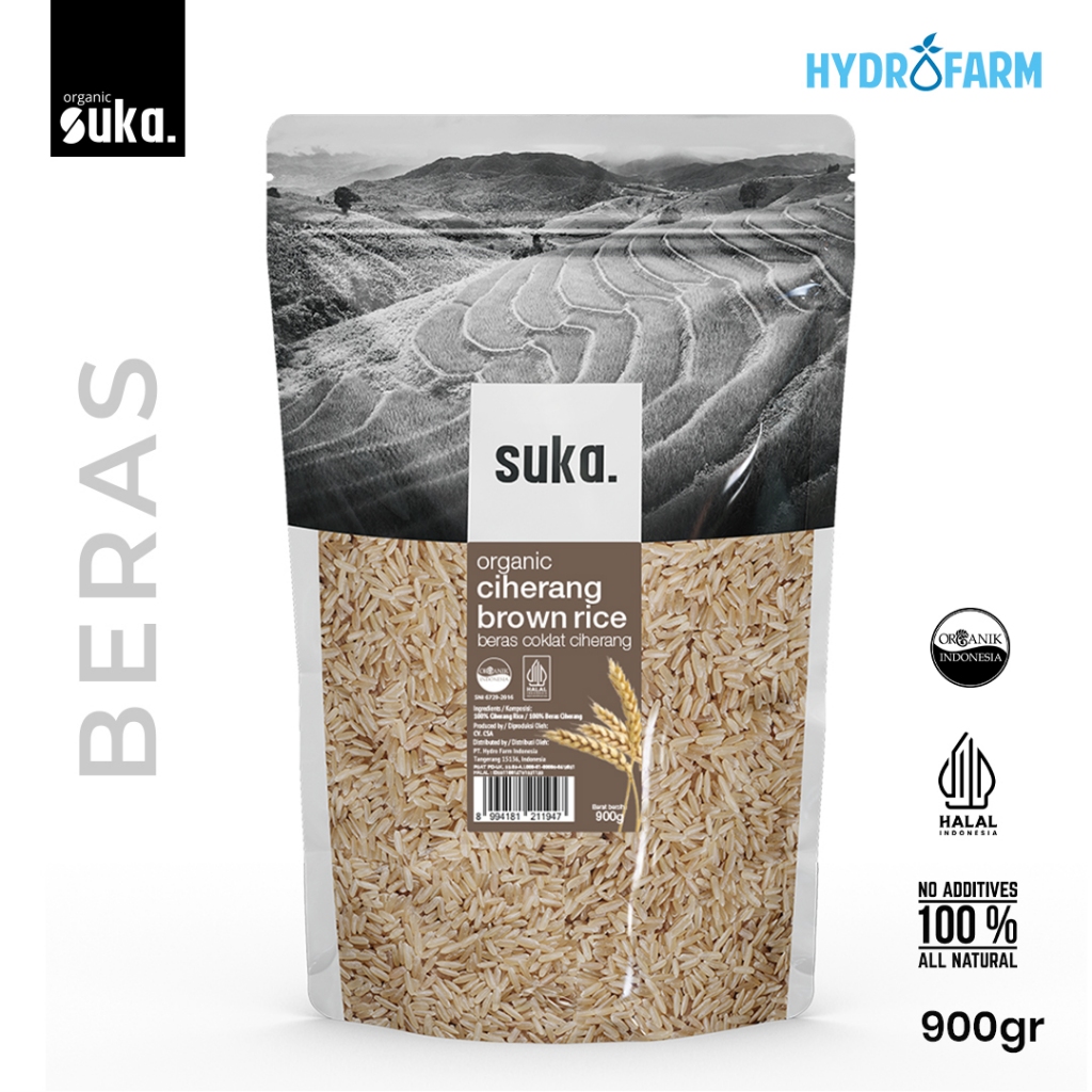 Suka - Organic Ciherang Brown Rice / Beras Coklat Ciherang