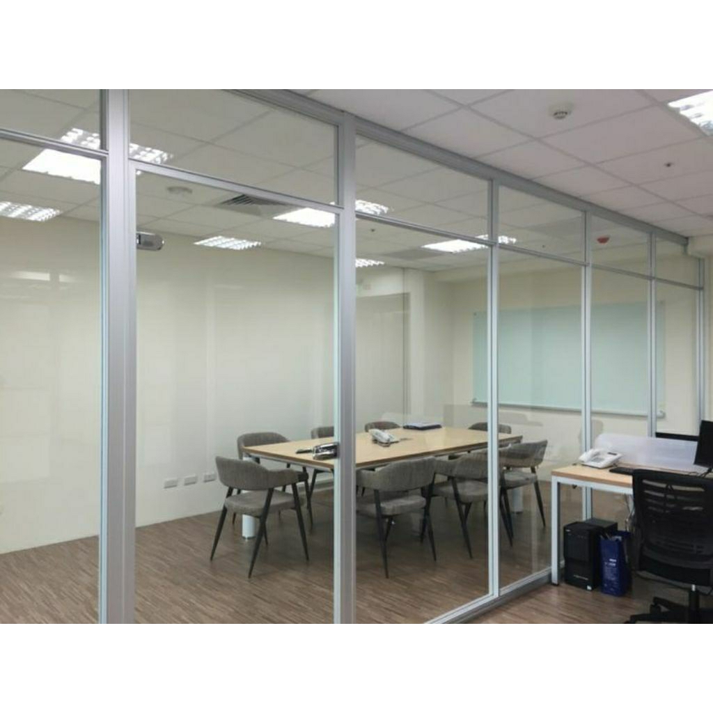 Partisi Full Kaca Tempered Asahimas 10mm