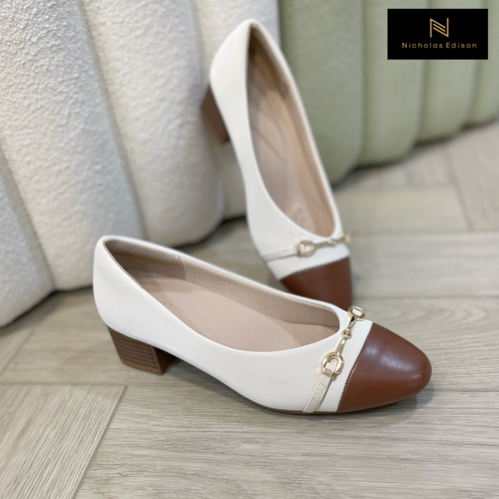 Nicholas Edison Heel Camille Sepatu Heels Kerja Block Heels Terbaru