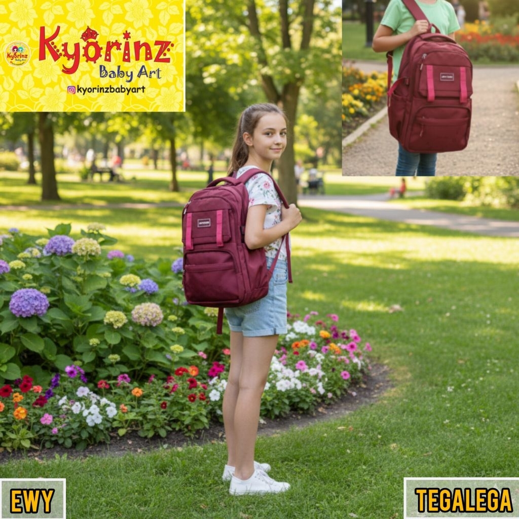 Kyorinz - Tas Sekolah Anak cewek Tas Ransel Sekolah Import Anak cewek Tas Sekolah