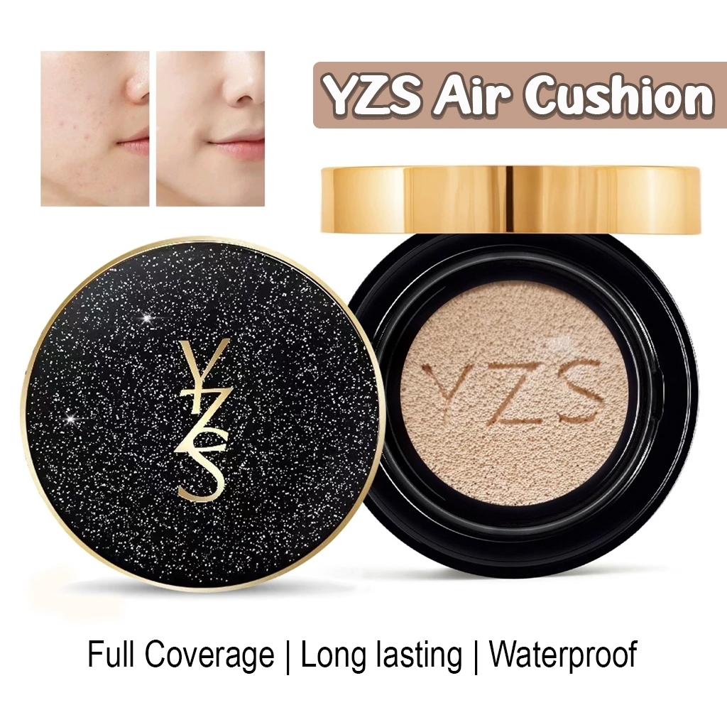 YZS Air Cushion Foundation BB Cream Waterproof Alas Bedak Cair Anti Air Tahan Lama