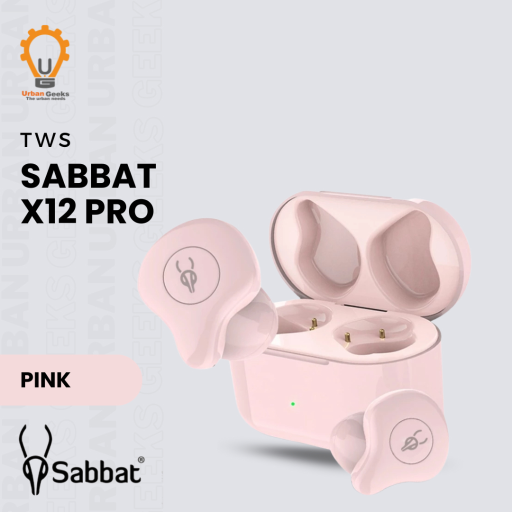 Sabbat X12 Pro Pink Solid True Wireless Headset