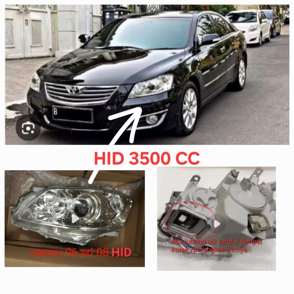 CAMRY 2006 2007 2008 HID HEADLAMP HEAD LAMP LAMPU BESAR CAMRY