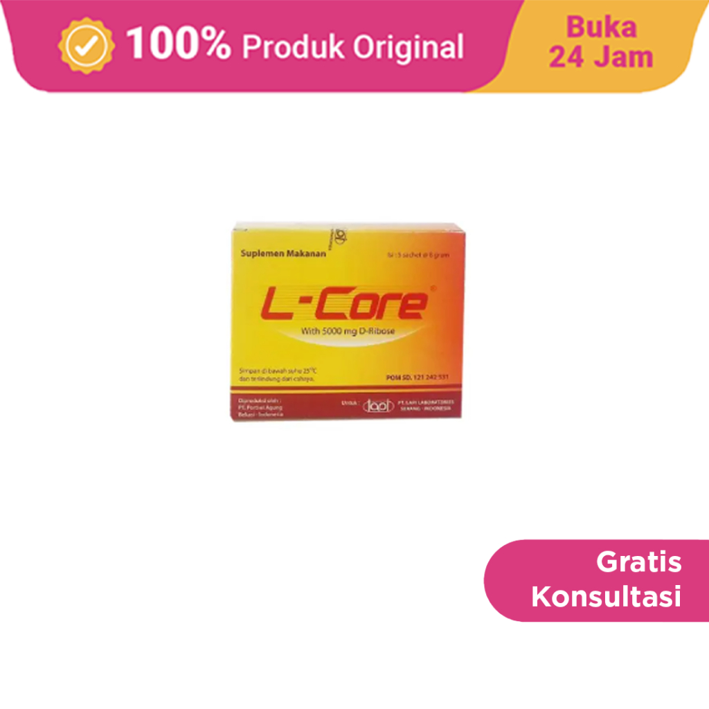 L-Core 5000 mg D-Ribose Sachet