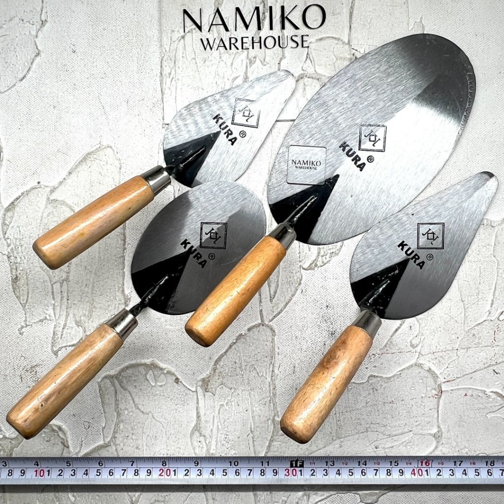 GROSIR 12 pcs KURA Cetok sendok semen oval bulat 5 6 7 8 inch NAMIKO WAREHOUSE